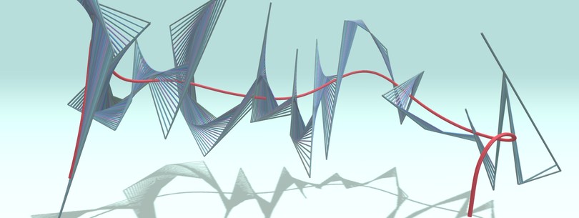 consctruction of a 3d bezier curve